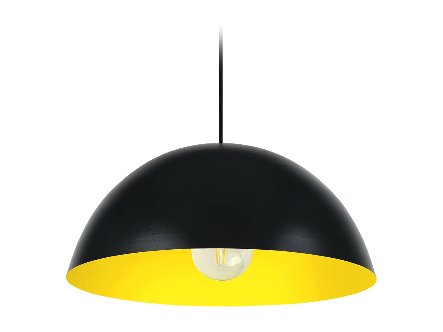 Suspension TOSEL ,métal,Noir ,H78xD30xP30 cm