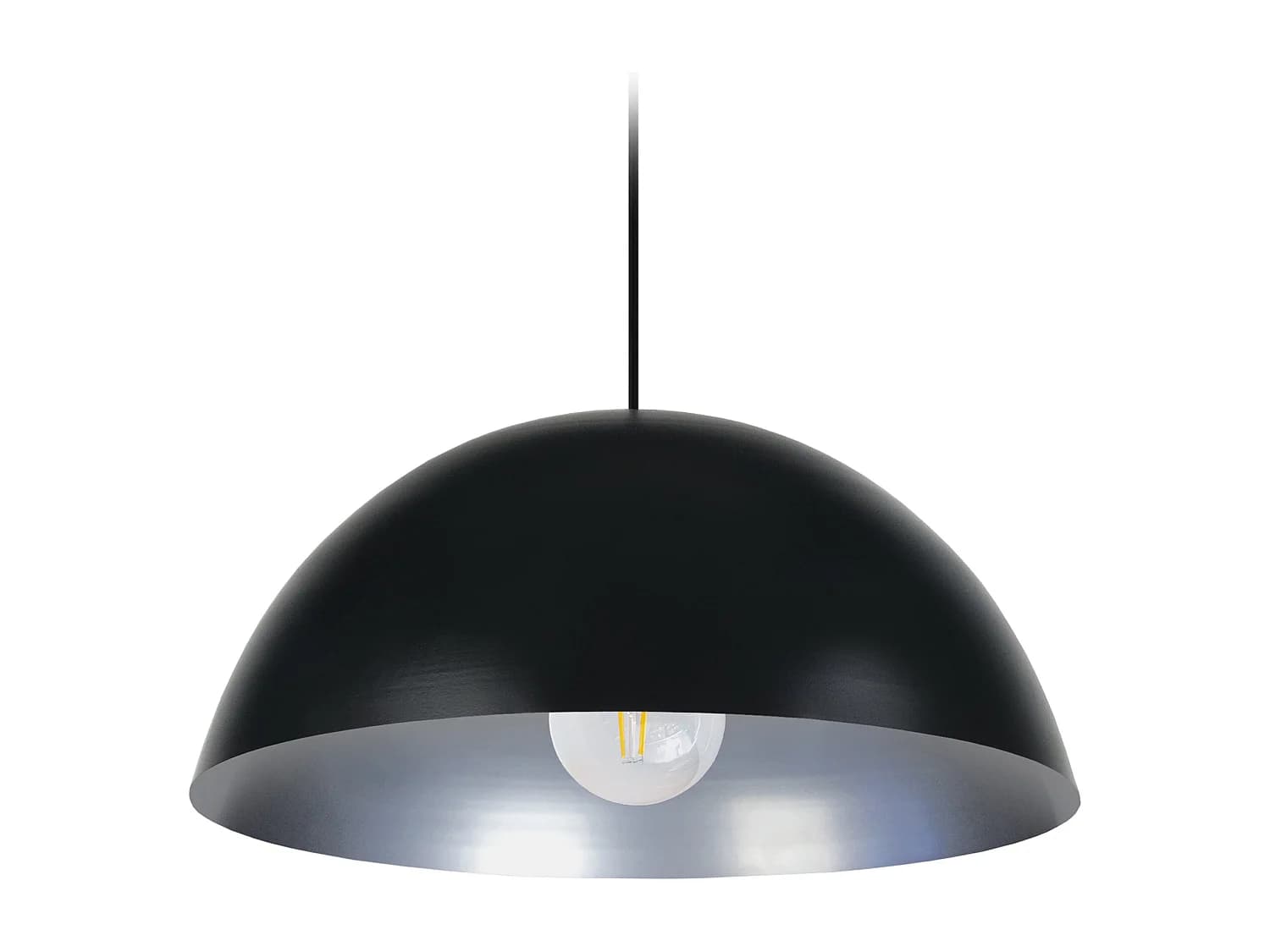 Suspension TOSEL ,métal,Noir ,H78xD30xP30cm
