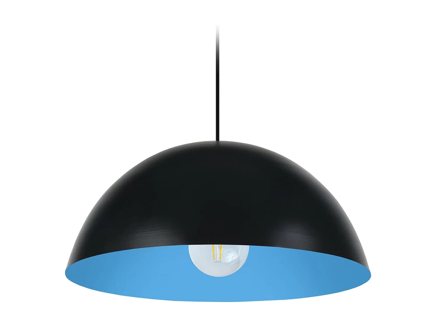 Suspension TOSEL ,métal,Noir ,H78xD30xP30 cm