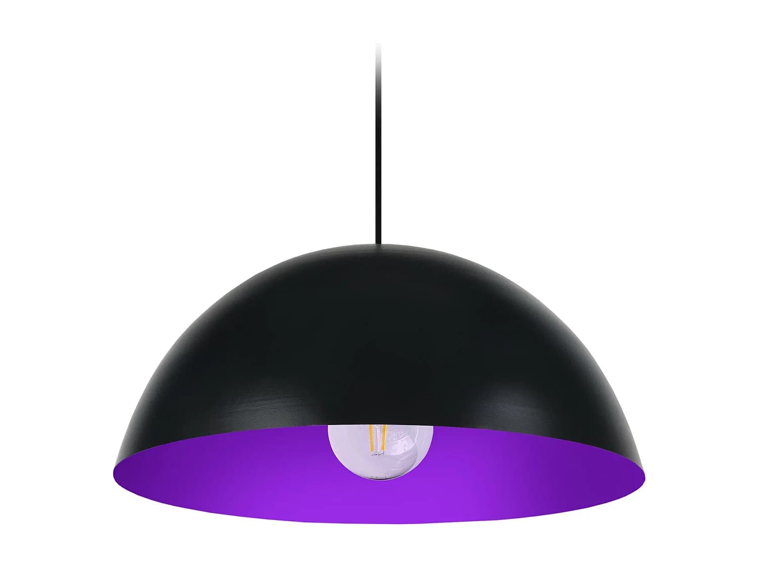 Suspension TOSEL ,métal,Noir ,H78xD30xP30cm