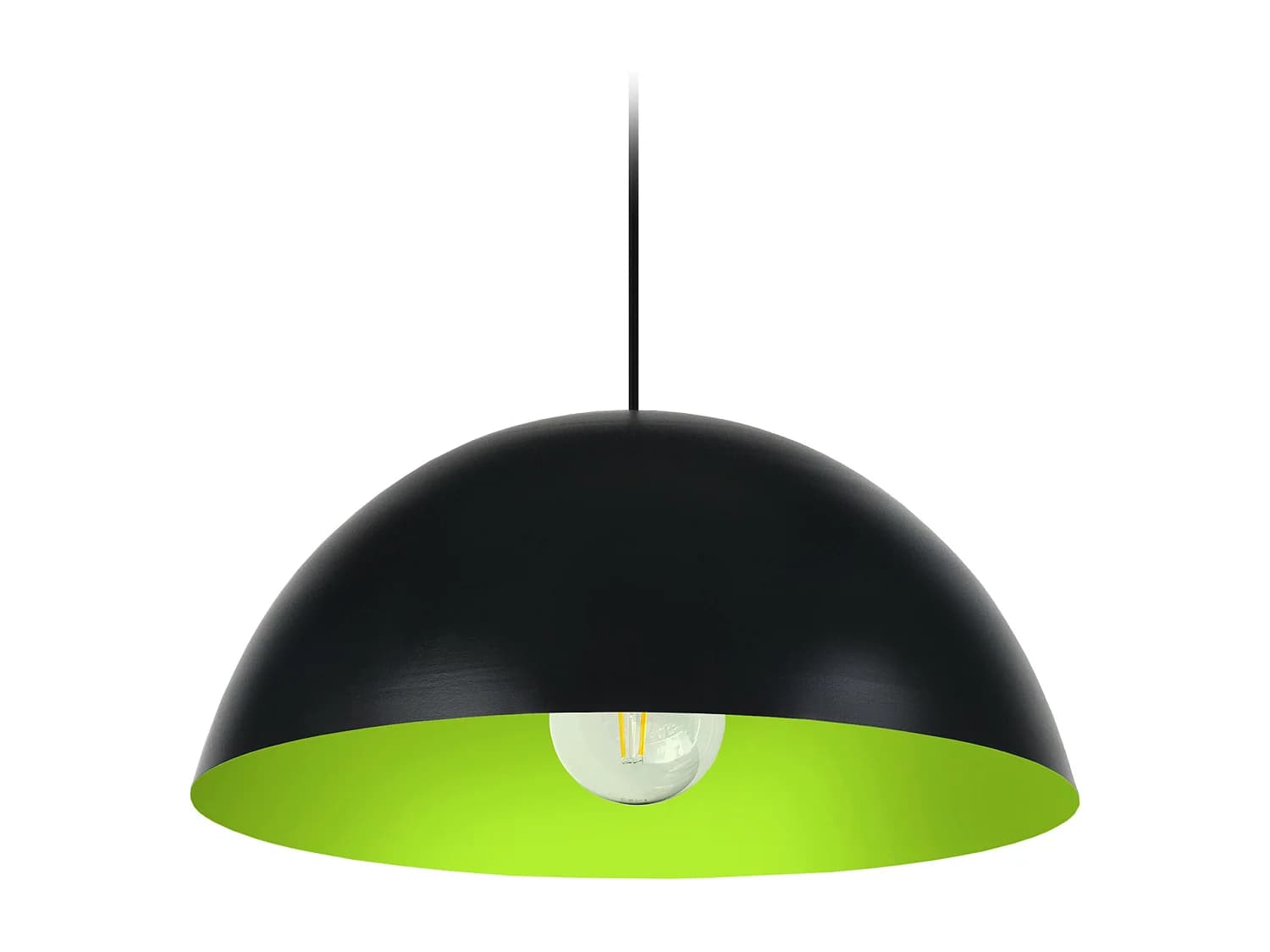 Suspension TOSEL ,métal,Noir ,H78xD35x P 35cm