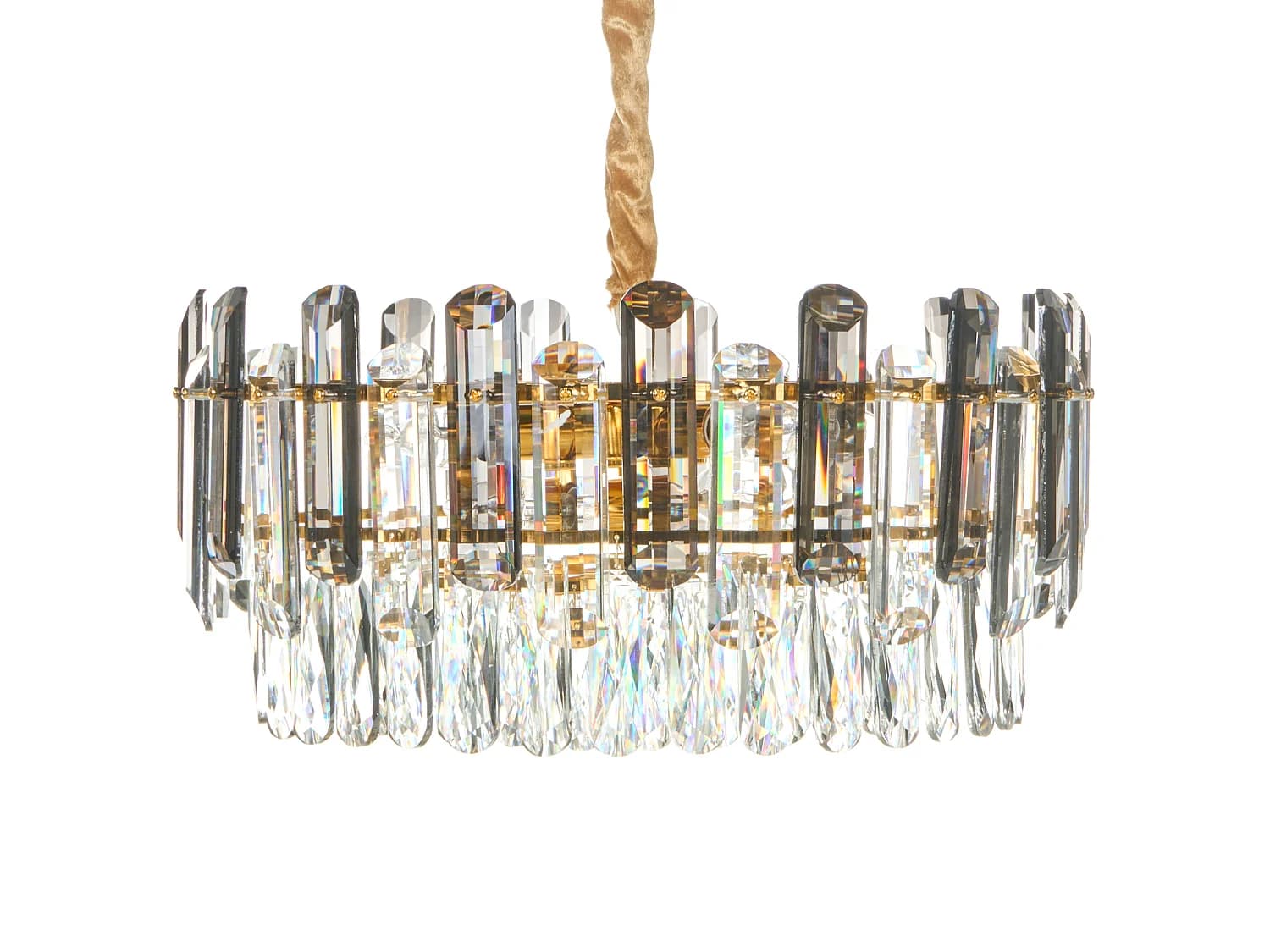 Lustre MANTARO Verre Doré