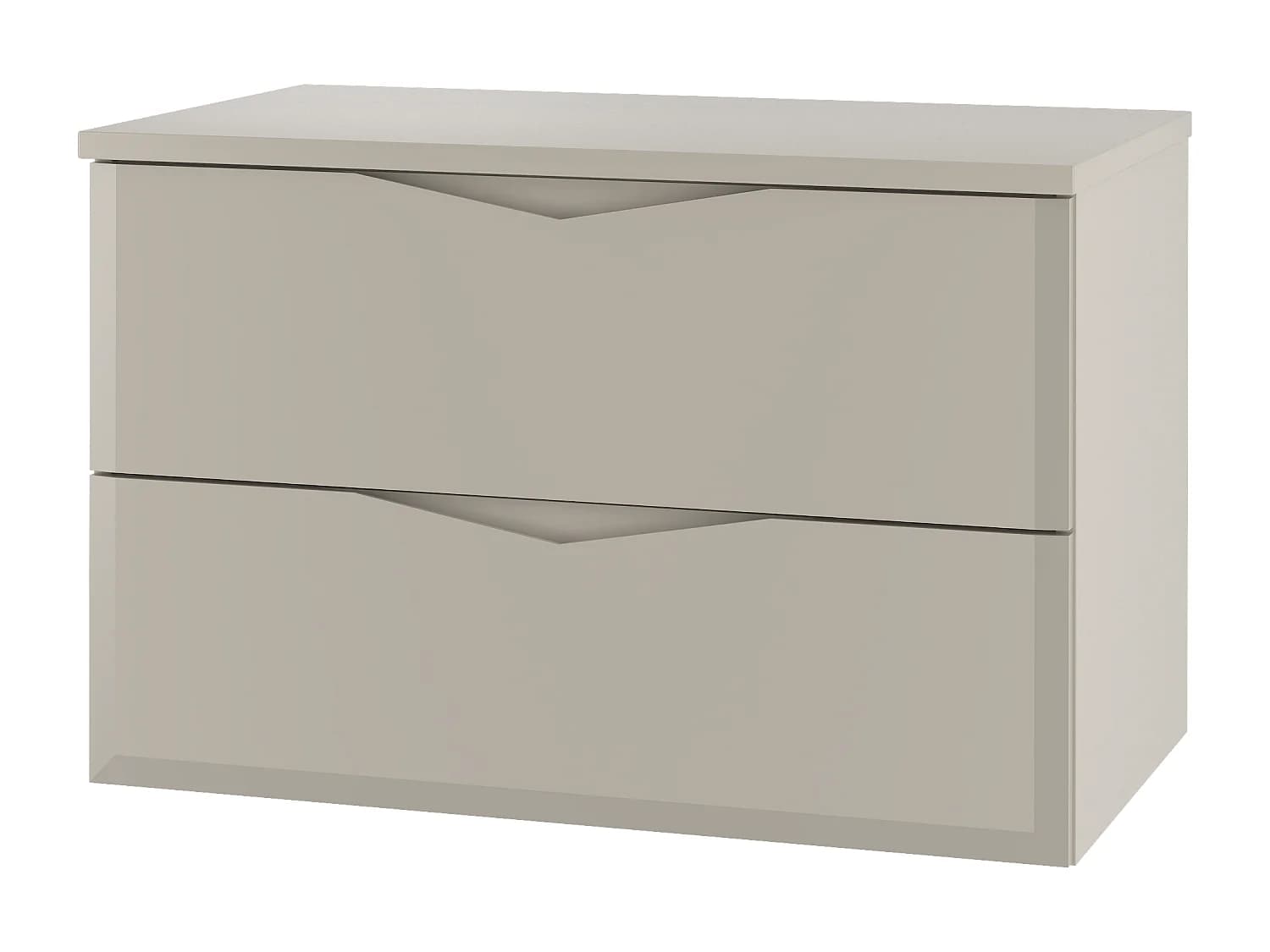 Ensemble de salle de bain en cachemire 80 cm Armoire avec plateau Delica