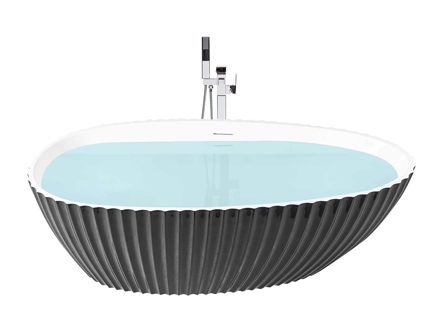 Baignoire îlot TEFE 170 x 78 cm Noir