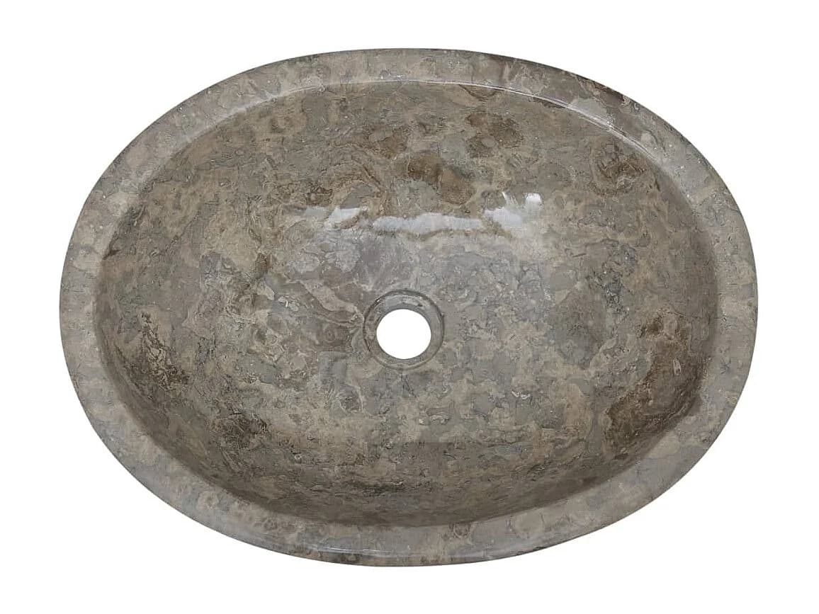 Lavabo de salle d'eau grise 53 x 40 x 15 cm 02_0002817