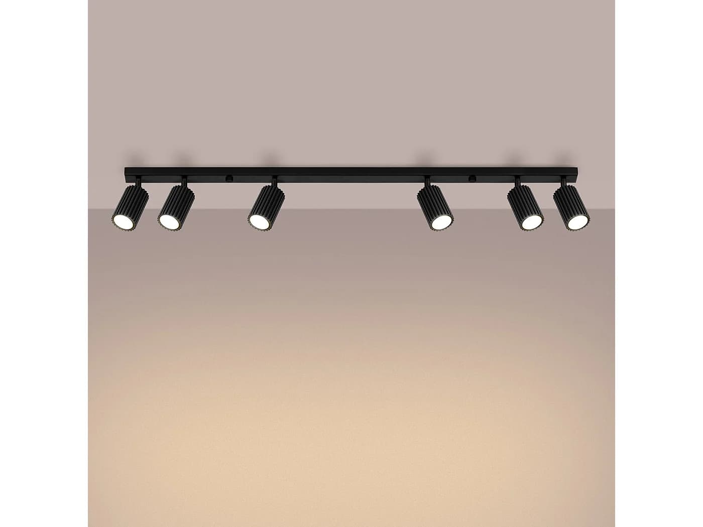 Plafonnier Onyx 6L noir