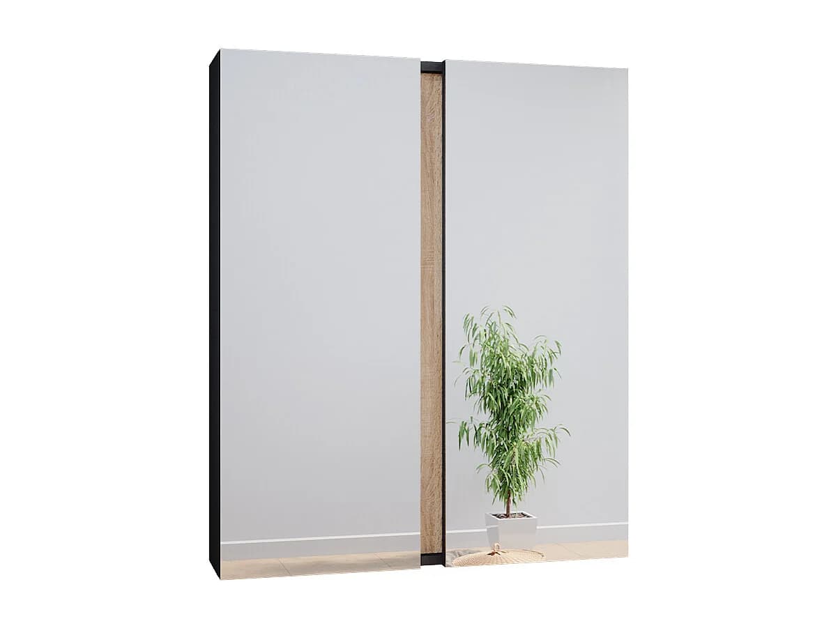 Armoire de toilette anthracite 70.4x15.9x84 gloria
