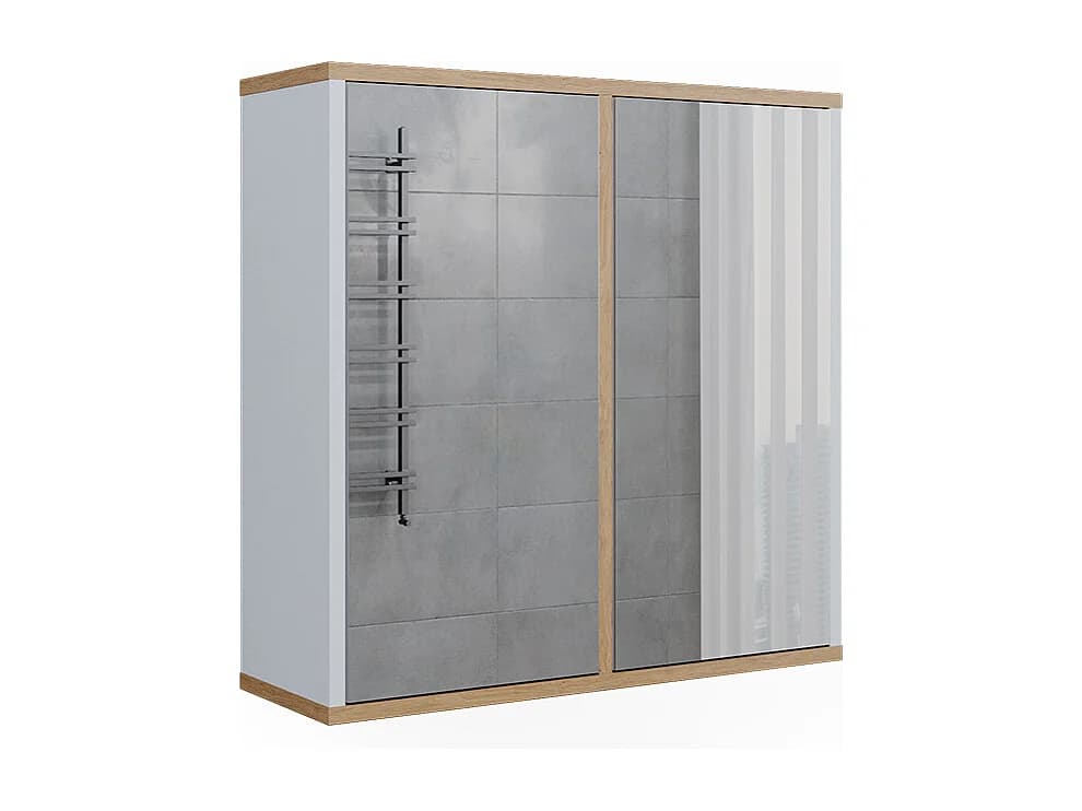 Armoire de toilette blanc/artisan 60x20x60 didi