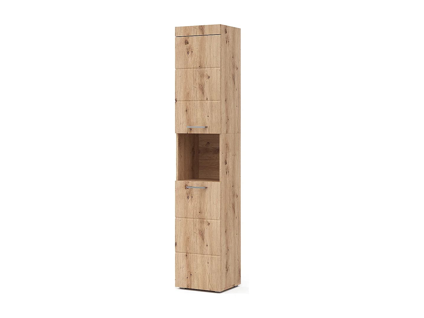 Meuble salle de bain chêne wotan 37x32.6x190 luna