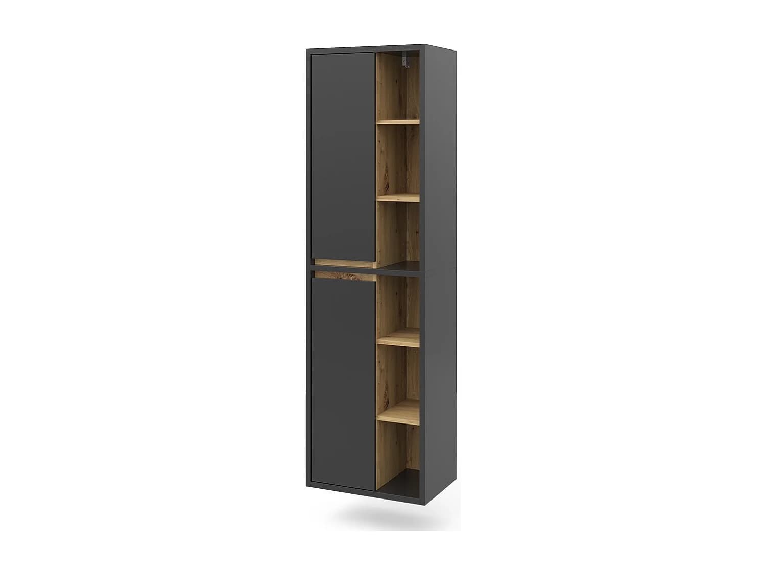 Meuble salle de bain anthracite 50x33x170 viola
