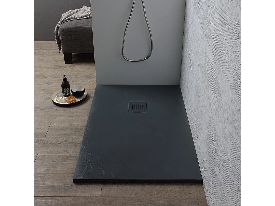 Receveur De Douche En Résine 80X120 Gris Anthracite | Muse