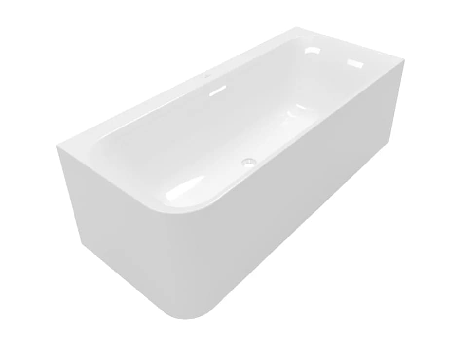 Baignoire semi-îlot d'angle VILLEROY & BOCH Loop & Friends version droite