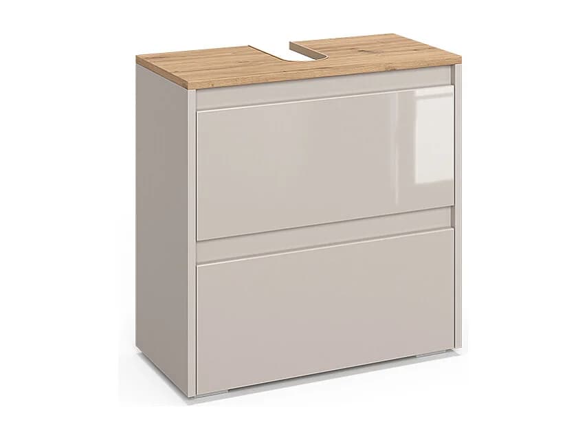 Meuble sous vasque simple cachemire/artisan 60.1x30.1x62 majest