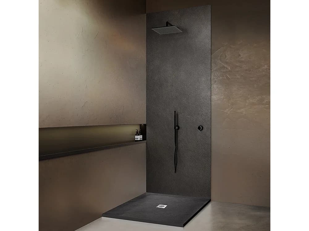 Receveur de douche pierre naturelle rocher de mer 100x100 cm