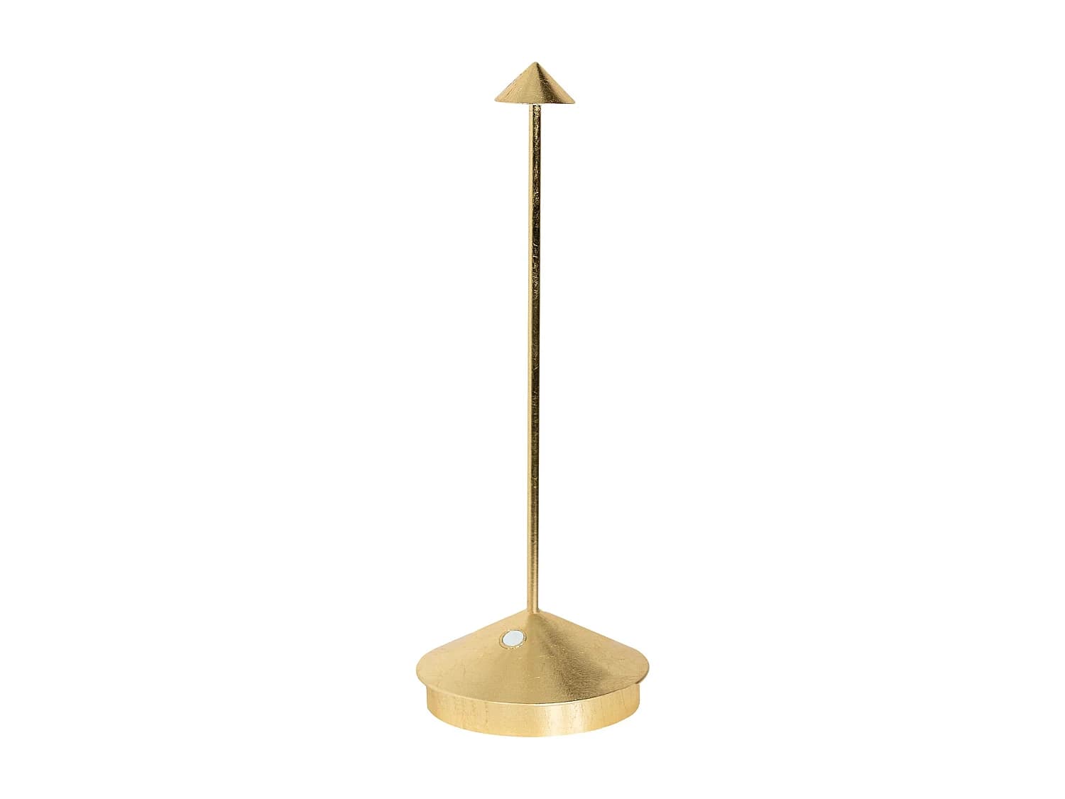 Lampe De Table Led Sans Fil Rechargeable Et À Intensité Variable Pina Pro Gold Leaf Safran 2200-2700-3000K