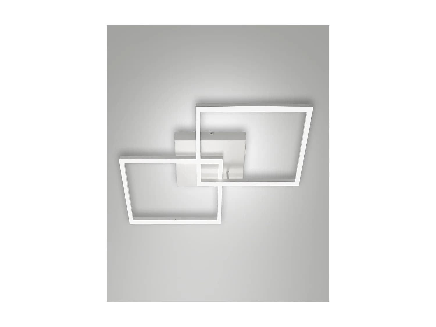 BARD plafonnier LED moderne 52W Blanc 3394-66-102 Fabas Luce