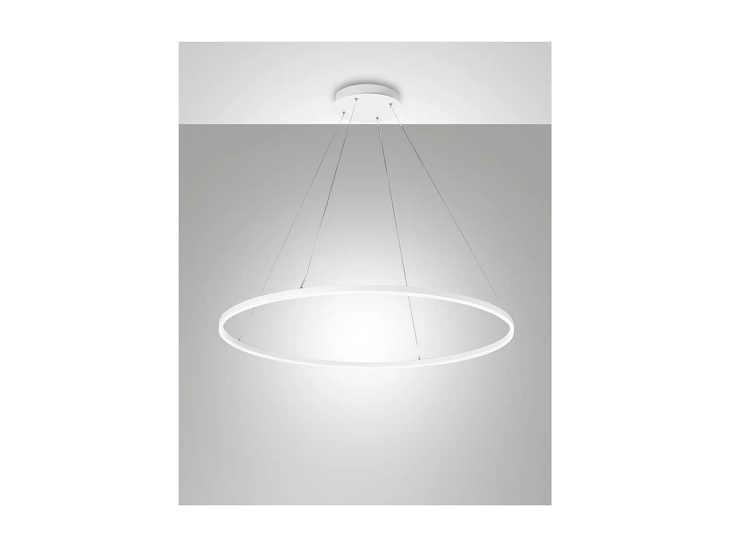 GIOTTO Lustre suspendu LED 60W blanc 3508-46-102 Fabas Luce