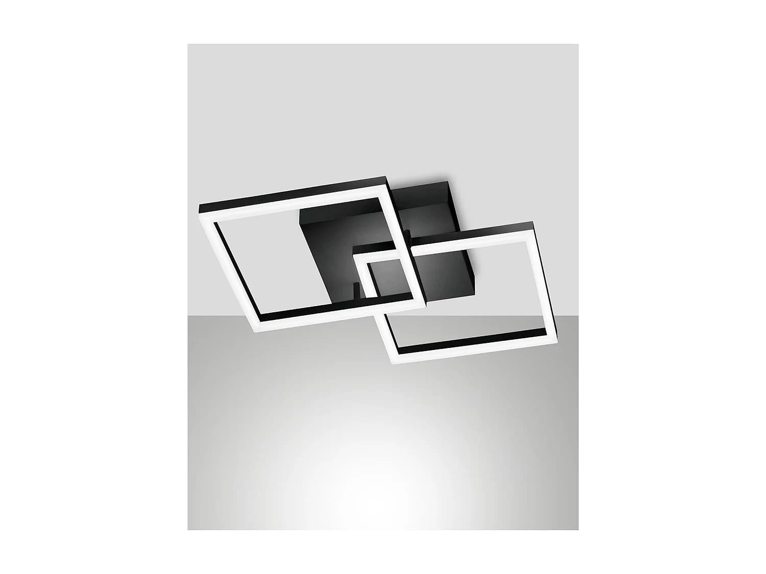 Plafonnier LED moderne BARD 39W Noir 3394-22-101 Fabas Luce