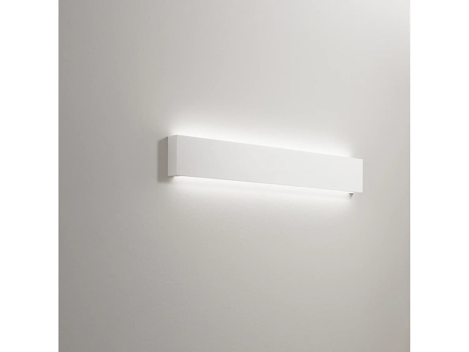 Applique Murale Led 18 W, À Peindre En Plâtre Blanc Mat, 3000K, 1 440 Lm, Diffuseur Colorable - Perenz - Blanc