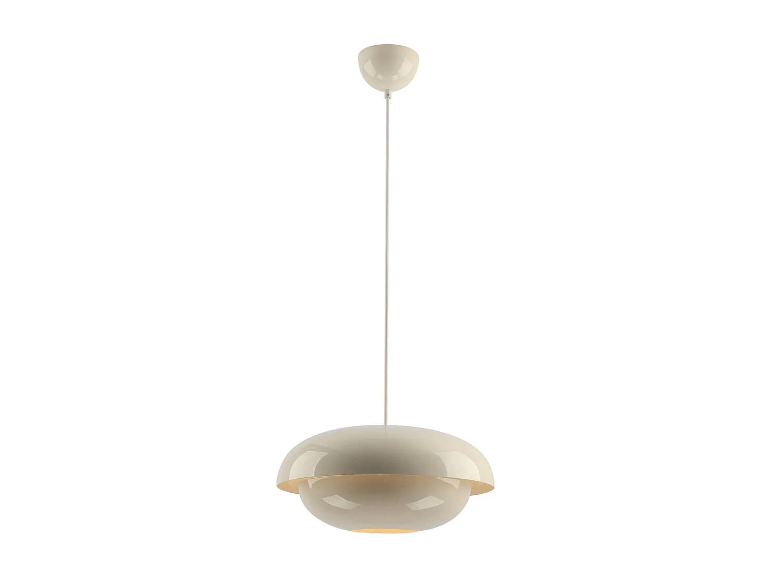 Now's Home - Suspension En Métal écru Brillant 40x40x176.5cm Chloe