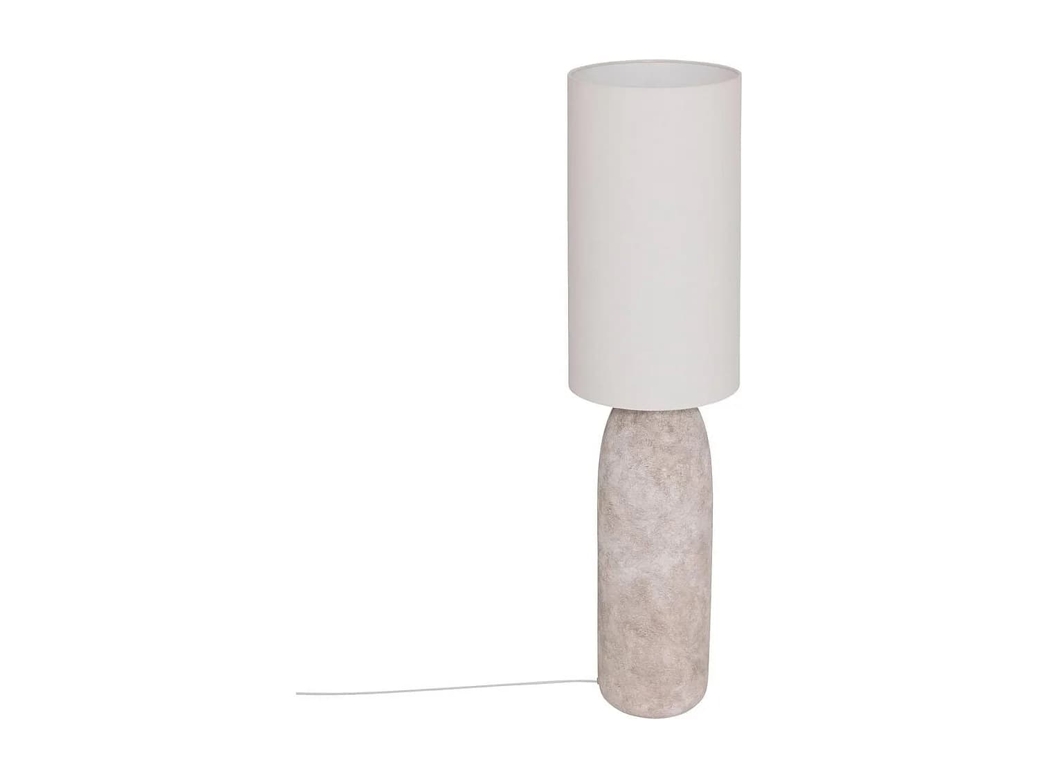Lampadaire en Céramique "Keyah" 111cm Gris