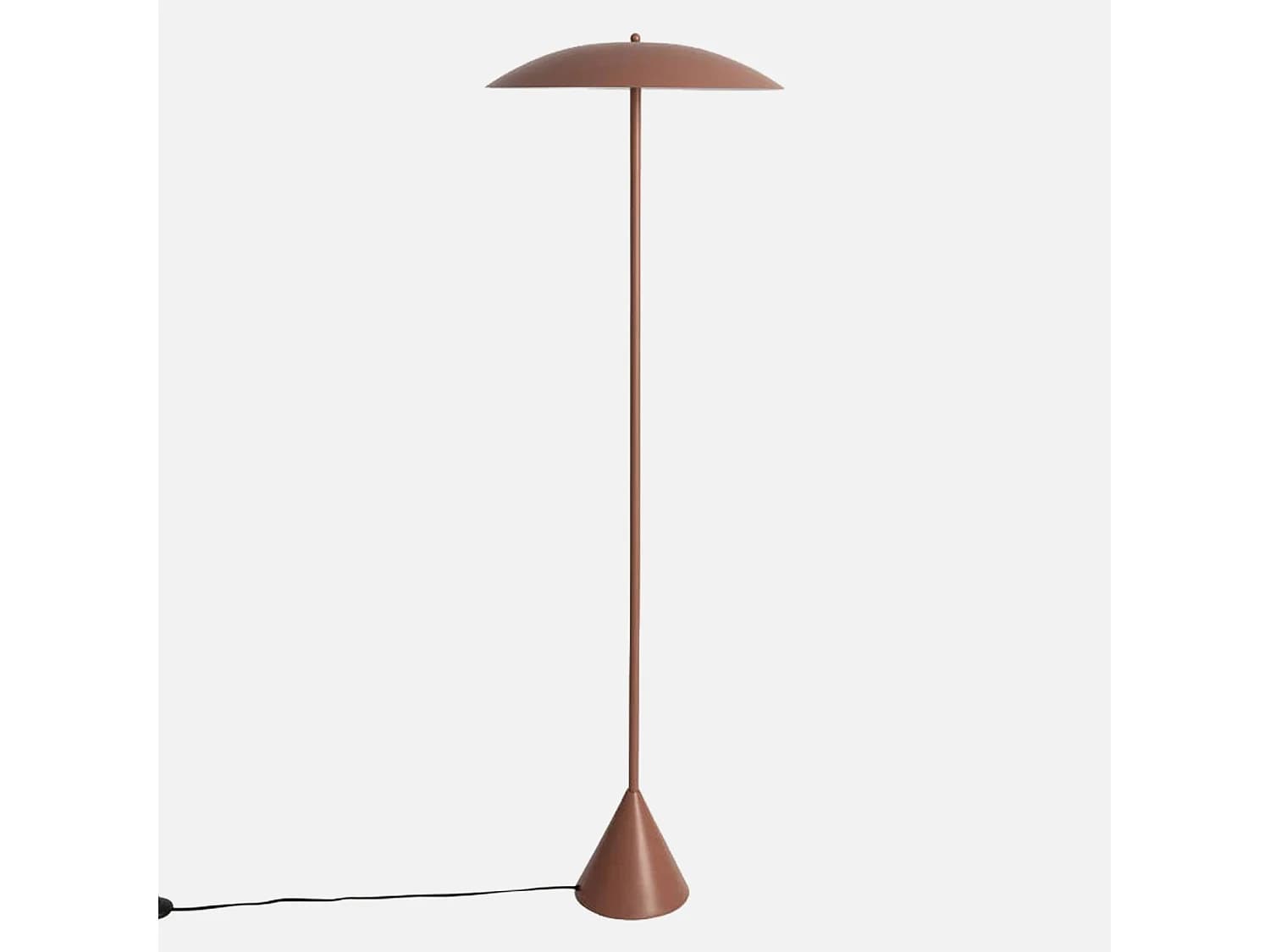 Lampadaire intérieur métal Ø50cm marron - Lyse