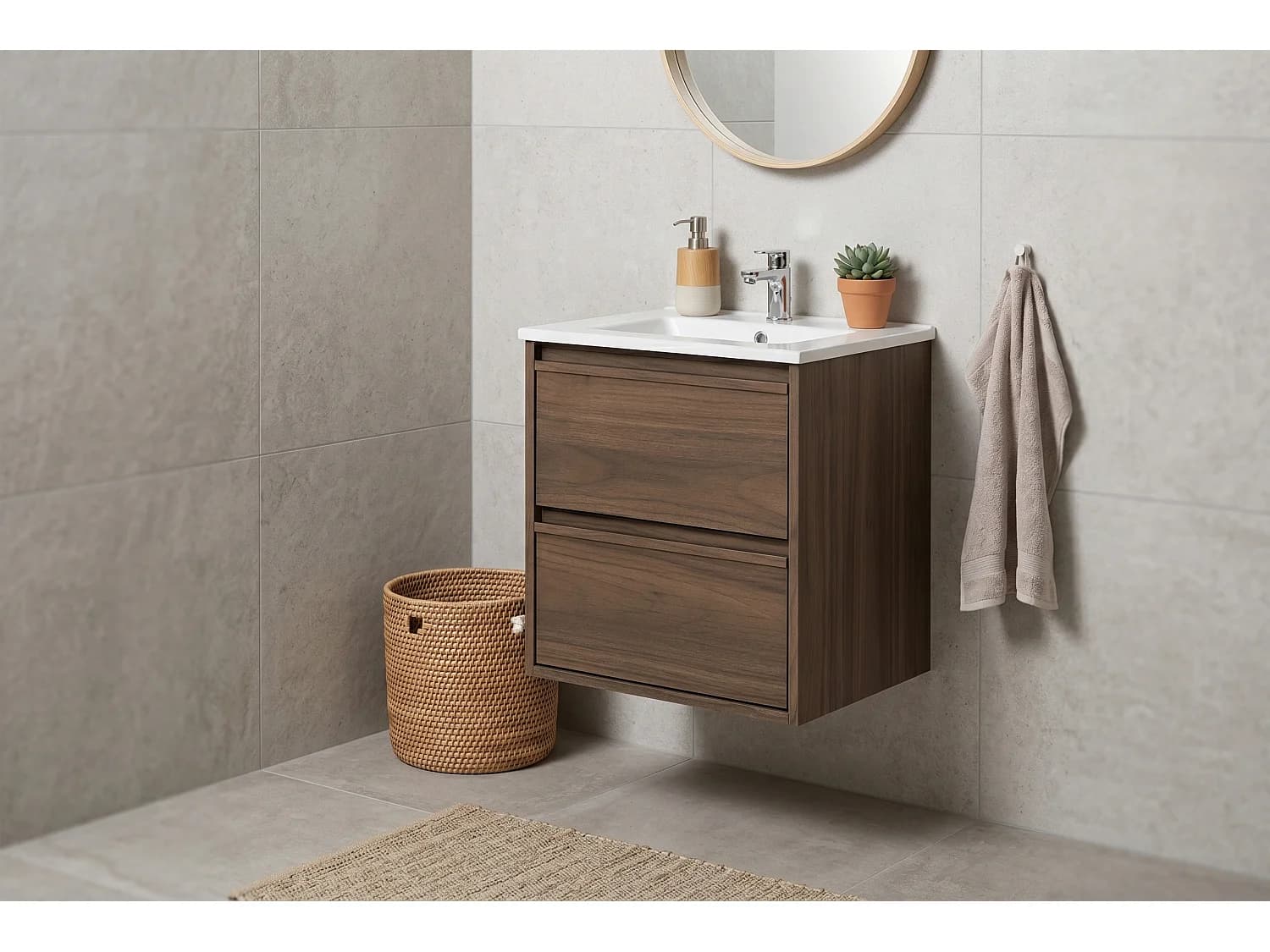 Ensemble de meubles Costano Villa 50cm avec lavabo Lava