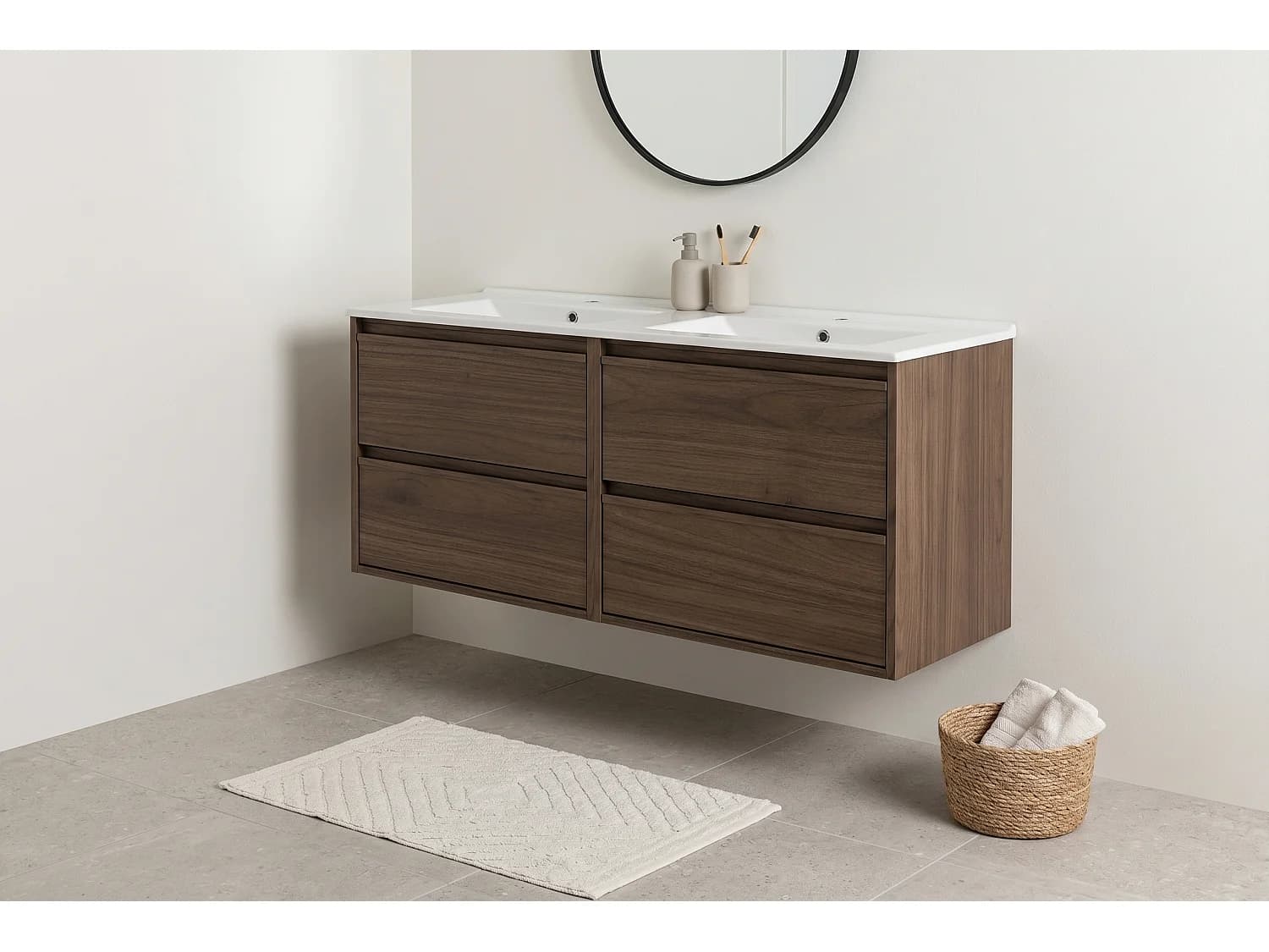 Ensemble de meubles Costano Villa 120cm avec lavabo de meuble Lava