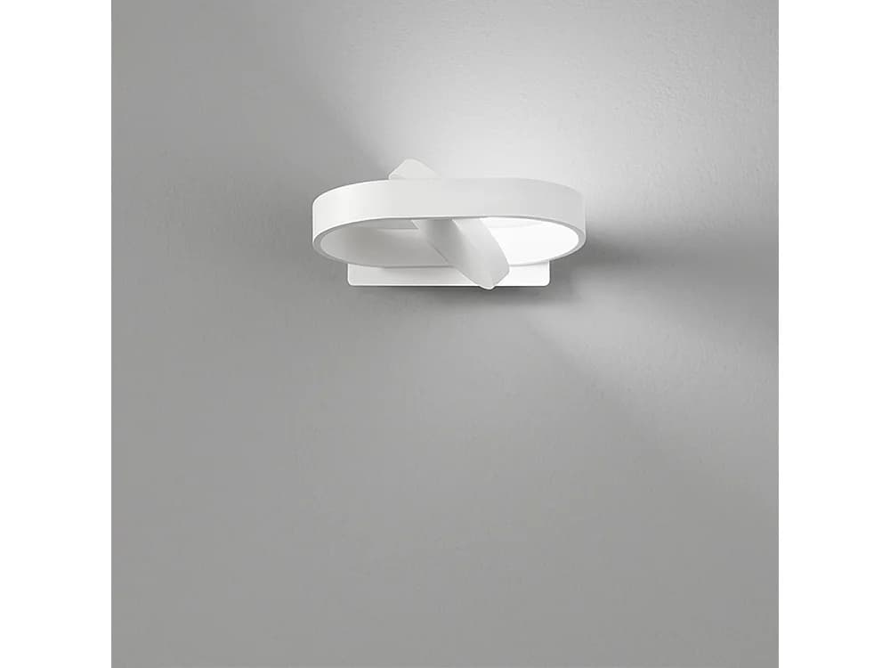 Applique Murale Led 6W En Métal Blanc, Design Moderne Et Orientable Avec Technologie Cct 3000K-4000K-6000K Pour Un Éclairage Sur Mesure - Perenz