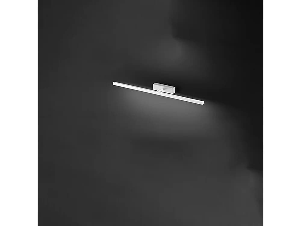 Applique Led En Métal Blanc, 16W, Cct 3000K/4000K/6000K, Diffuseur Orientable, Design Moderne Pour Éclairage Intérieur Et Extérieur Par Perenz