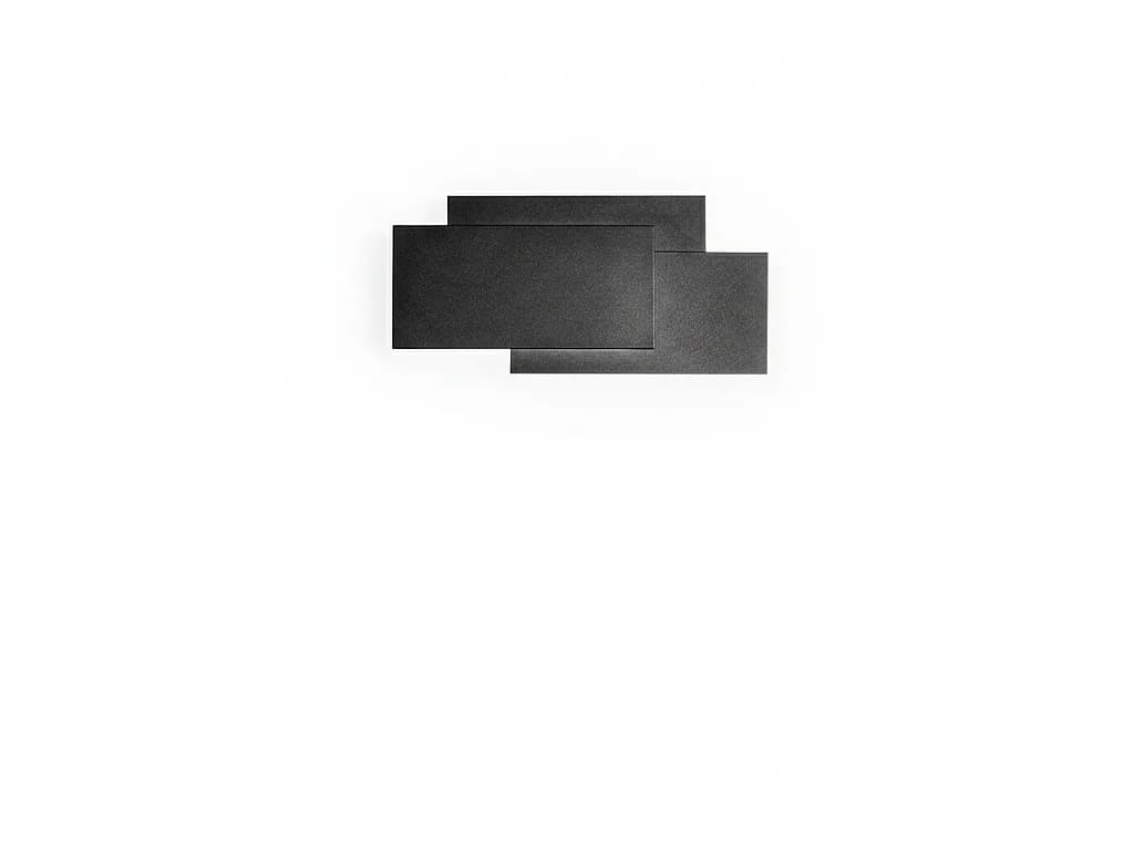 Applique Murale Led 36W 2880Lm 3000K Série 6750 En Aluminium Noir, Design Moderne Et Géométrique Pour Éclairage Intérieur De La Marque Perenz