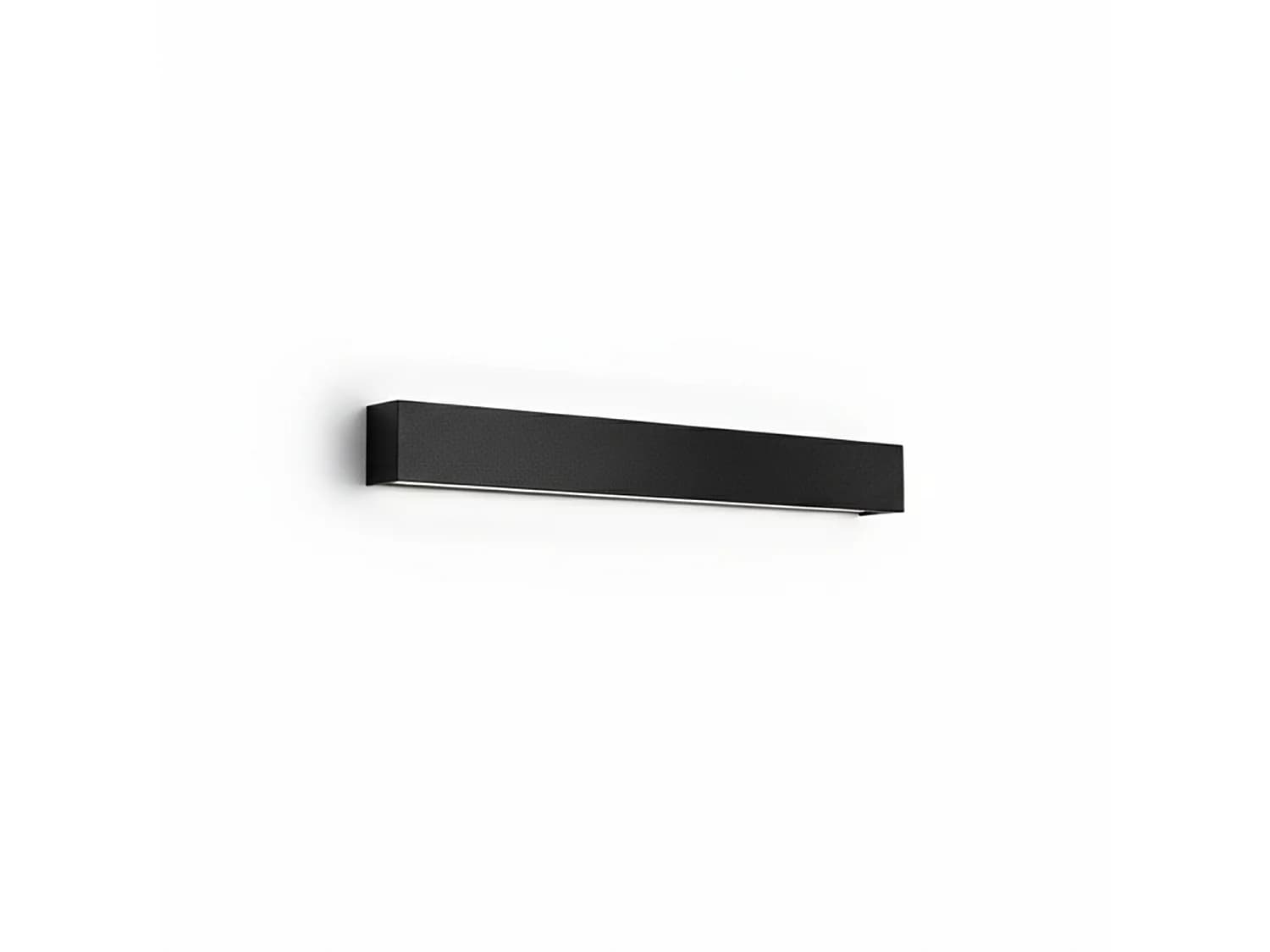 Applique Led En Aluminium Série 8278, Noir Mat, 20W 3000K, Design Moderne Et Fin Pour Un Éclairage D'Intérieur Raffiné De La Marque Perenz.