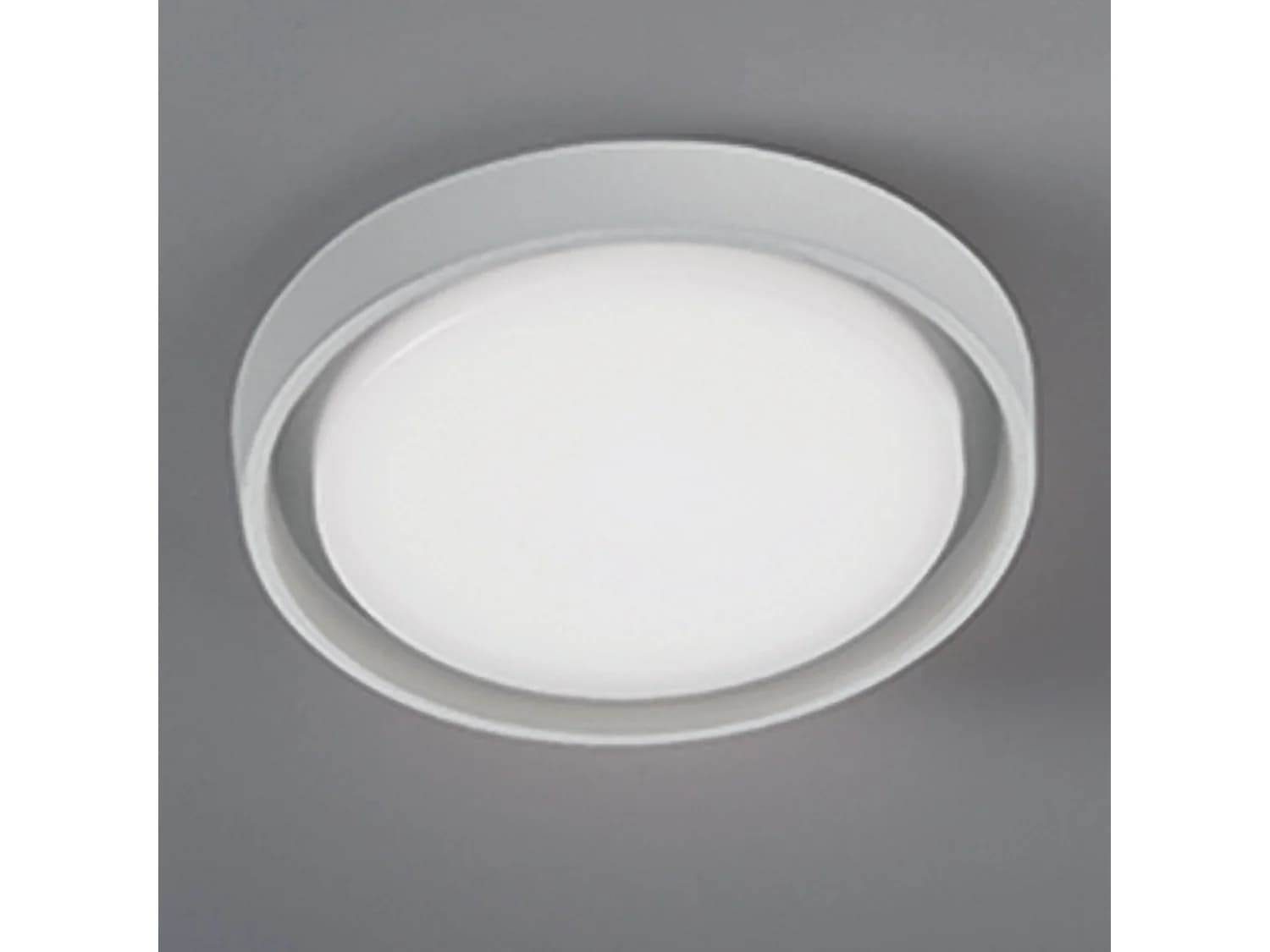 Alu Applique Et Plafonnier En Aluminium Blanc Mat, Led 30W 3460 Lumens, Ip54 Pour Intérieur Et Extérieur, Design Moderne Circulaire 34X5 Cm
