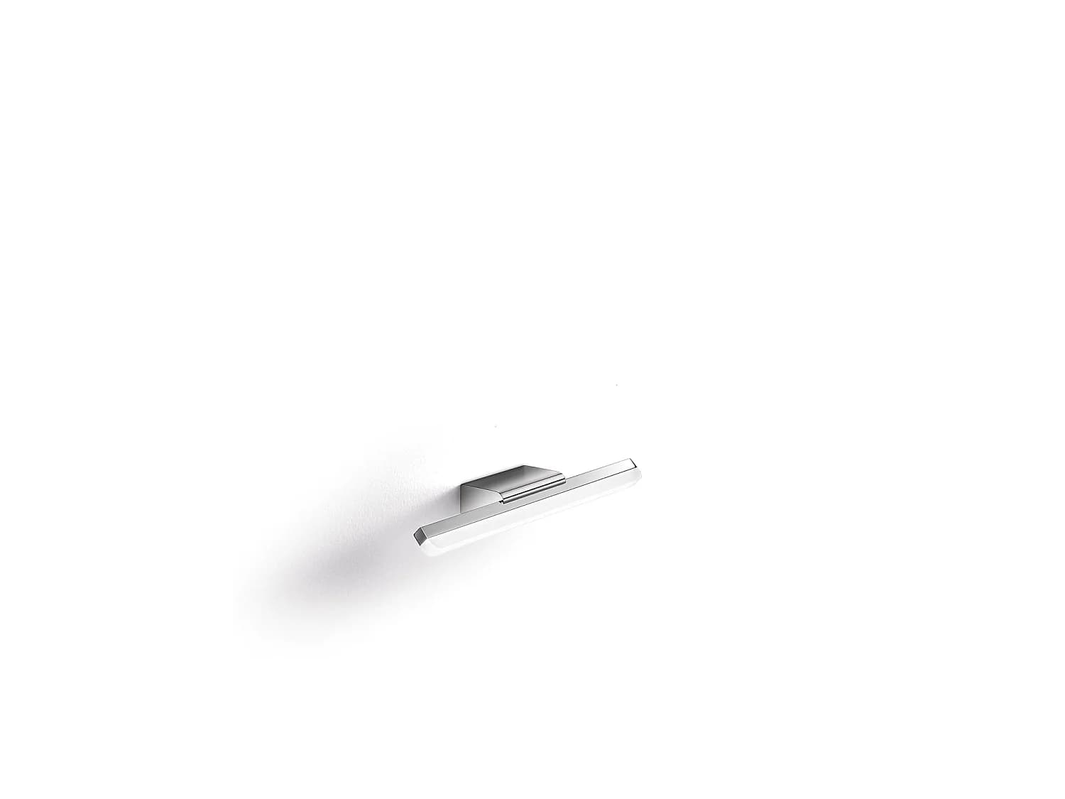 Applique Murale Led 10W 1100Lm 3000K En Métal Chrome Poli Avec Diffuseur En Plexiglas, Design Moderne Ip44, L.40 Cm, 10S46328 Cl Lc Par Perenz