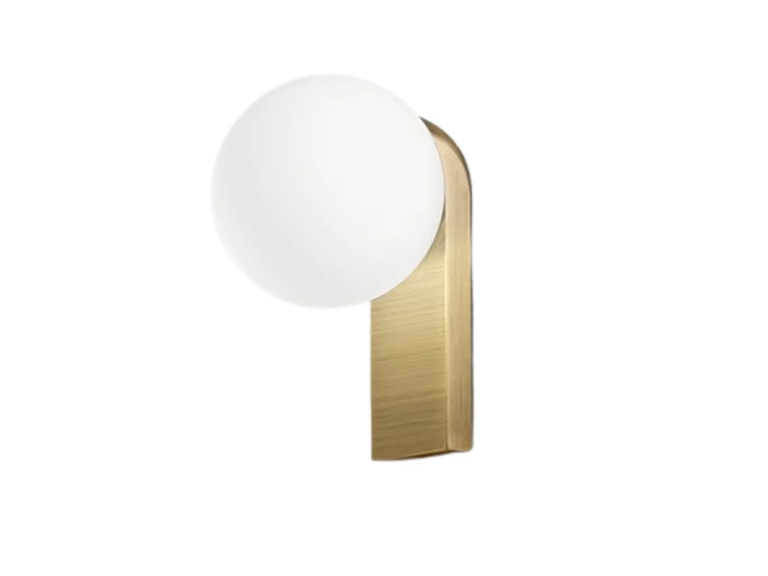 Applique Led En Aluminium Et Verre Soufflé, Structure En Laiton Bruni, 8W 3000K, Design Moderne Et Élégant Pour Intérieur Et Extérieur - Perenz