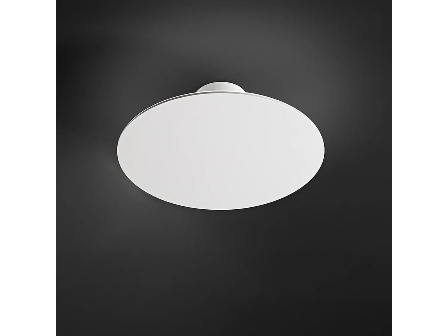 Plafonnier Led En Métal Et Aluminium, Finition Blanc Mat, 38W, Cct Réglable 3000K-4000K-6000K, Intensité Variable - Perenz, Design Moderne.