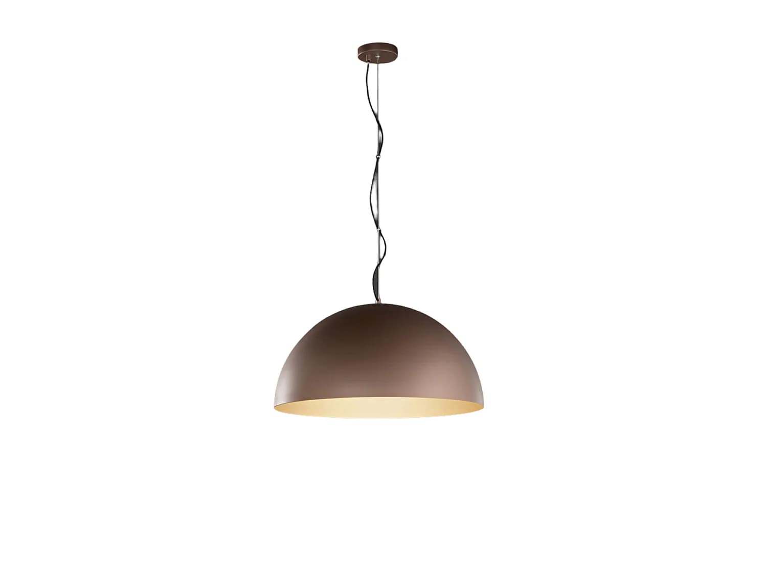 Suspension En Métal 10S48562 Marron Métallisé Et Or Mat, Structure En Acier, Plafonnier Au Design Moderne - Perenz, Luminaire Élégant De Qualité