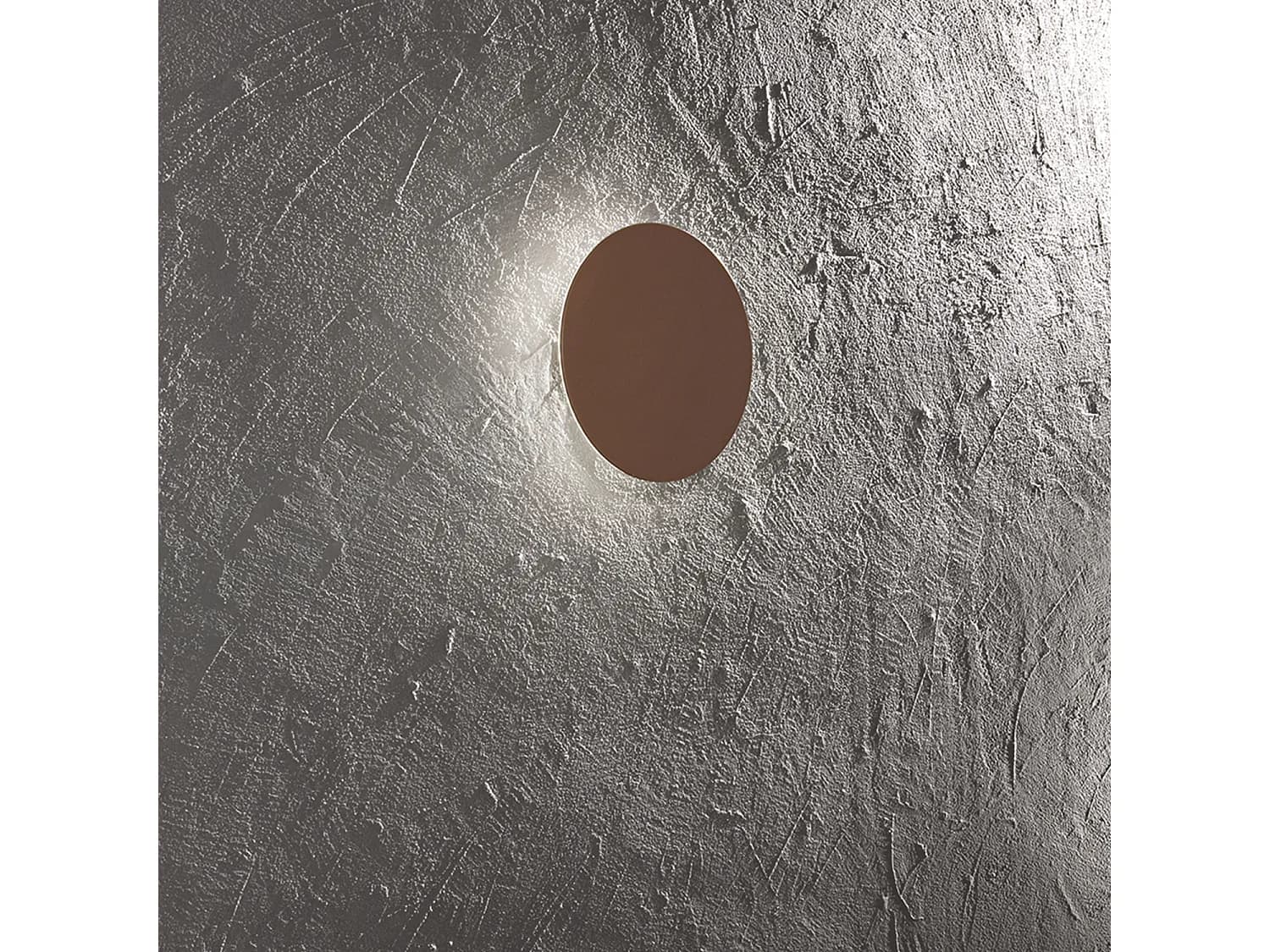 Plafonnier Led 28W Cct Dimmable 3000K-6000K Structure En Métal Et Aluminium Verni Par Poudre Couleur Marron Métallisé - Marque Perenz Design