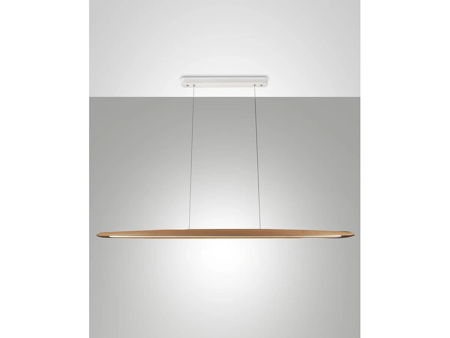 Suspension Ribot En Métal Et Bois De Chêne, Led 26 W 3000 K, Flux Lumineux 2945 Lm, Design Moderne Et Élégant Pour L'Intérieur, Ip20