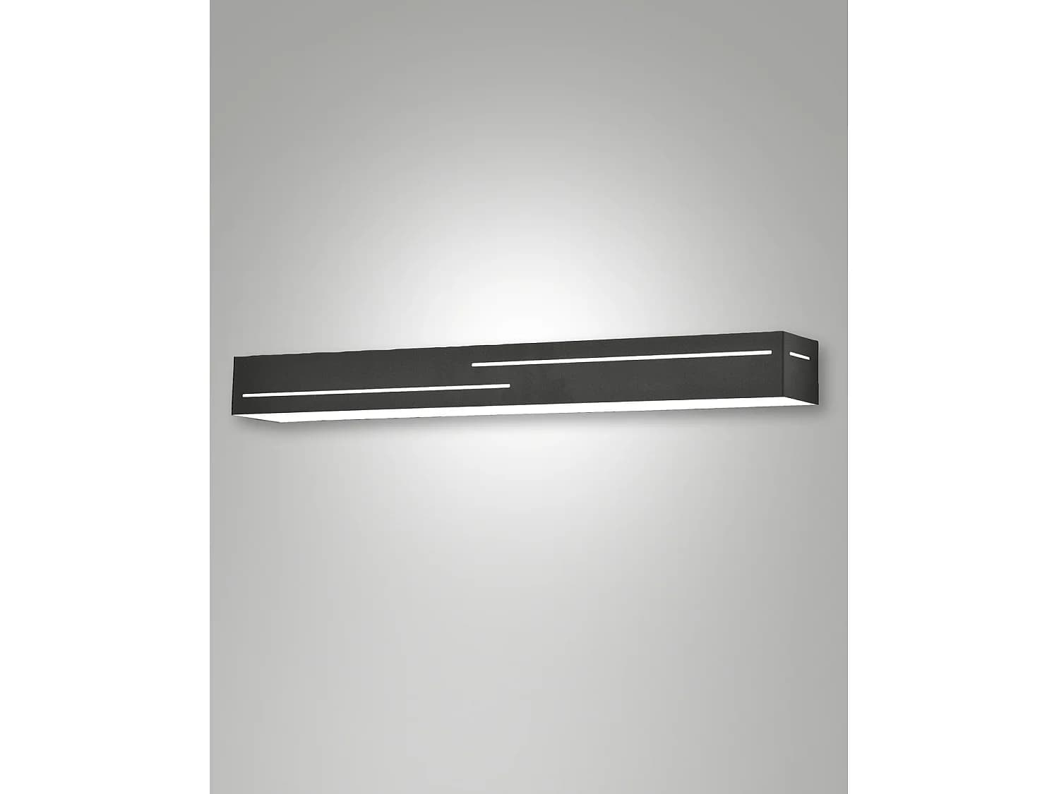 Applique Murale Led Intégrée Banny 24 W 2260 Lm 3000 K Anthracite - Design Moderne En Métal Et Méthacrylate Pour L'Éclairage Intérieur