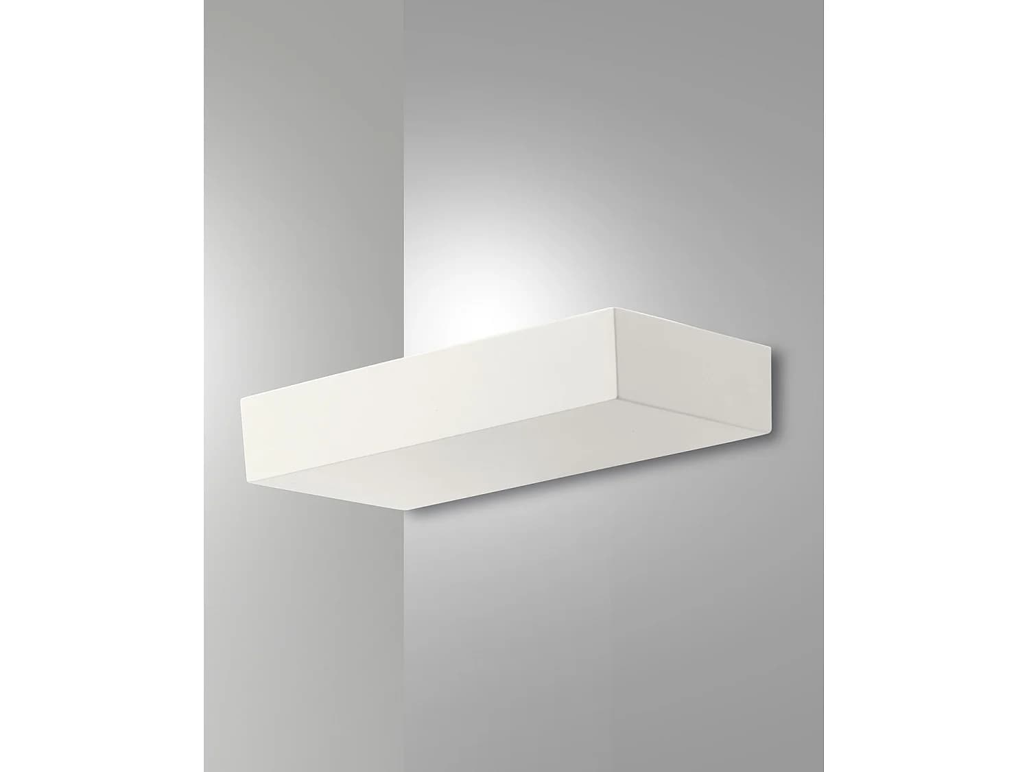 Applique Murale Led Emma 41W 3750Lm 3000K En Aluminium Blanc, Design Moderne Et Élégant Pour Un Éclairage Intérieur Haute Performance