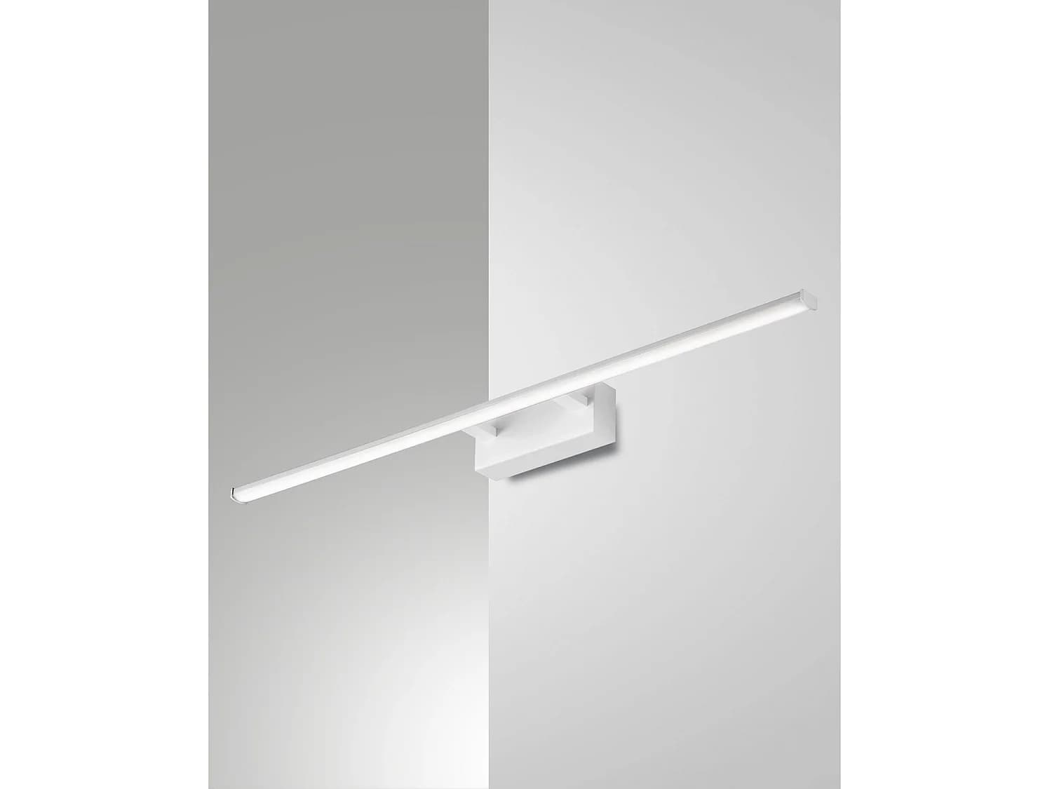 Applique Murale Led Intégrée Nala 15W 1850Lm 3000K Ip44 En Métal Et Méthacrylate Blanc, Design Moderne Pour Intérieur Et Extérieur