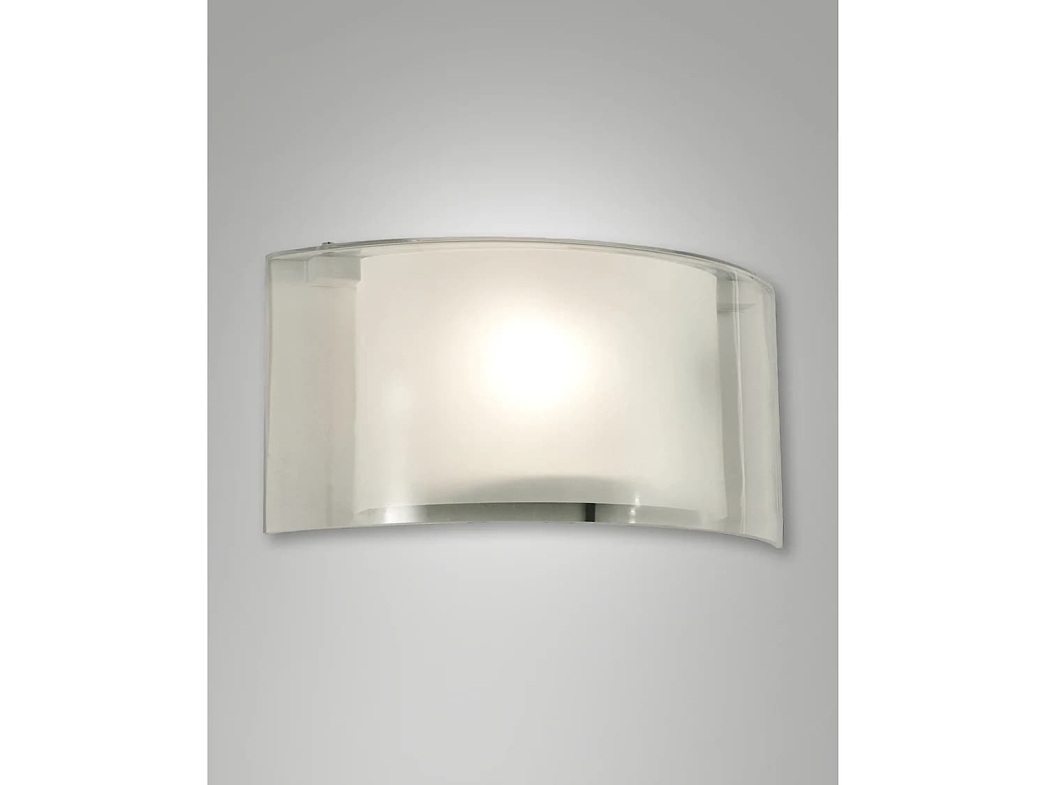 Applique Murale Alide 34 Cm Avec Structure En Métal Et Verre Transparent, Douille E27 40 W Ip20 - Design Élégant Et Moderne Pour Les Intérieurs