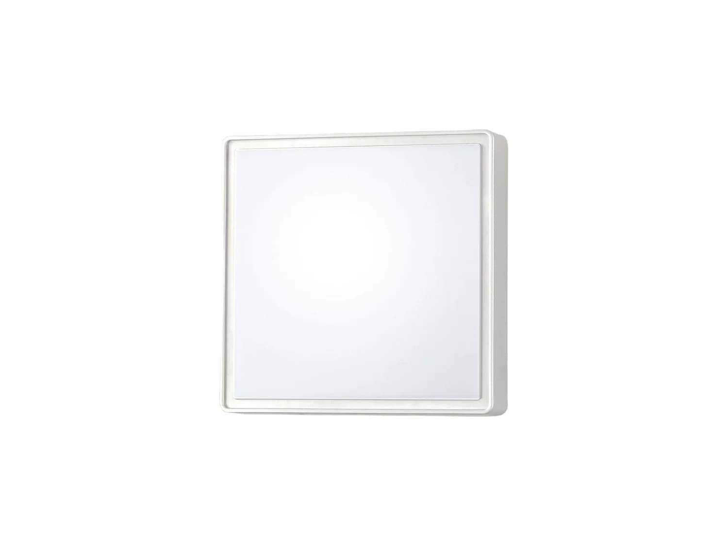 Plafonnier Led Carré Oban 15 W 1900 Lm 4000 K Blanc En Polycarbonate Ip65 Pour Extérieur Et Intérieur - Fabriqué En Italie - Code 3205-62-102