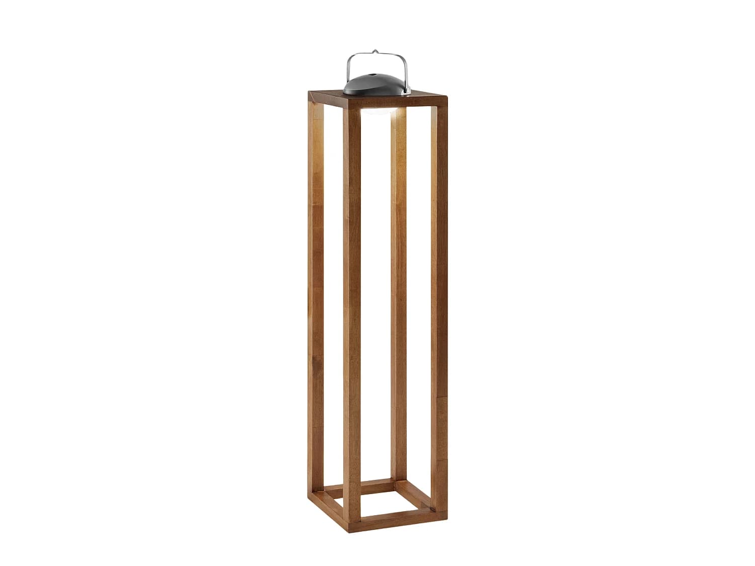 Lampe De Table Led Blend 3W 320Lm 3000K Ip54 Avec Commande Tactile, Structure En Métal Et Bois, Finition Noyer - Ideal Lux