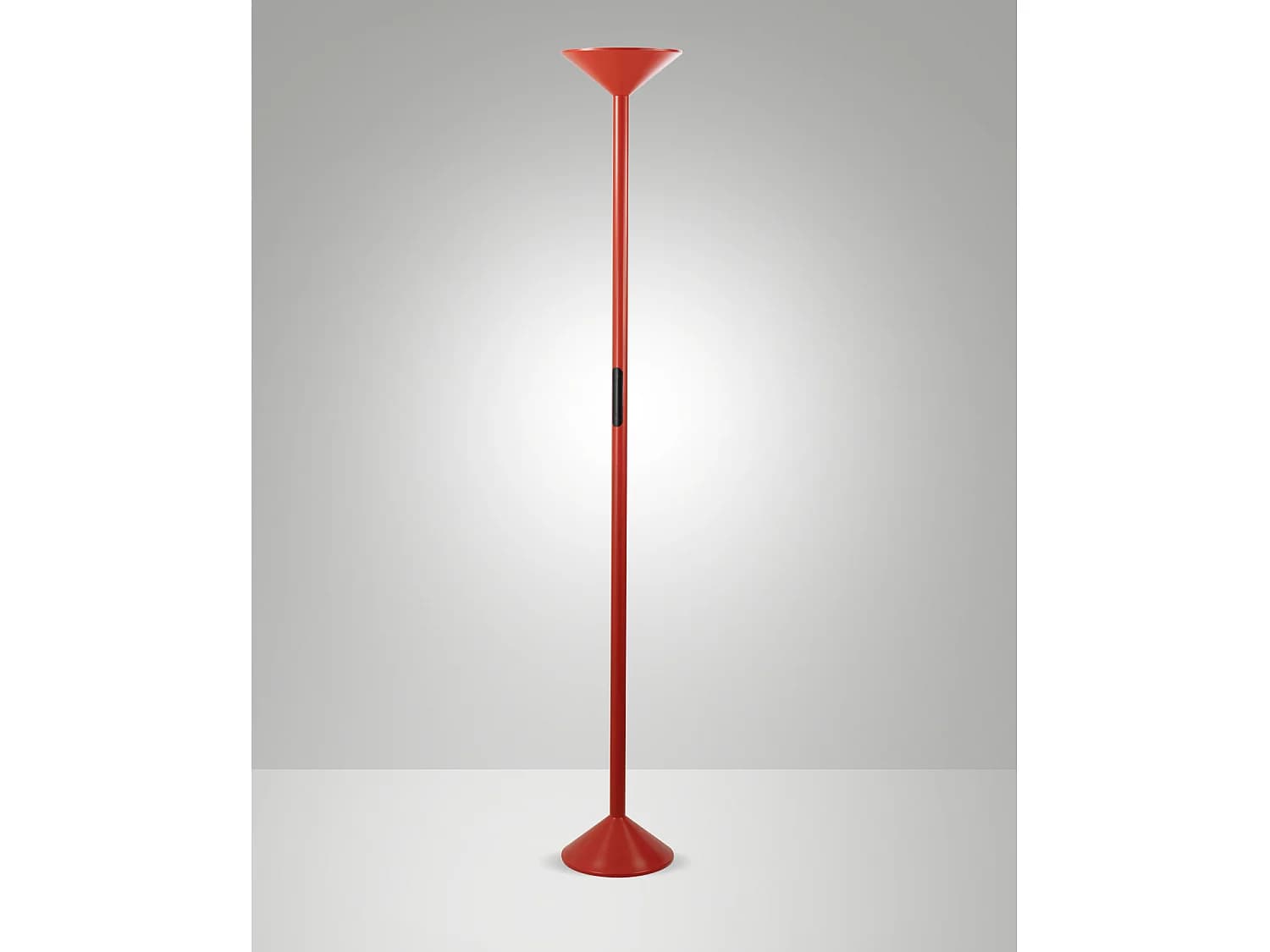 Lampadaire Led Tratto 50 W 4000 Lm Cct Rouge - Structure En Métal Et Méthacrylate, Variateur Tactile, Ip20, 175,5 Cm - Tratto Design