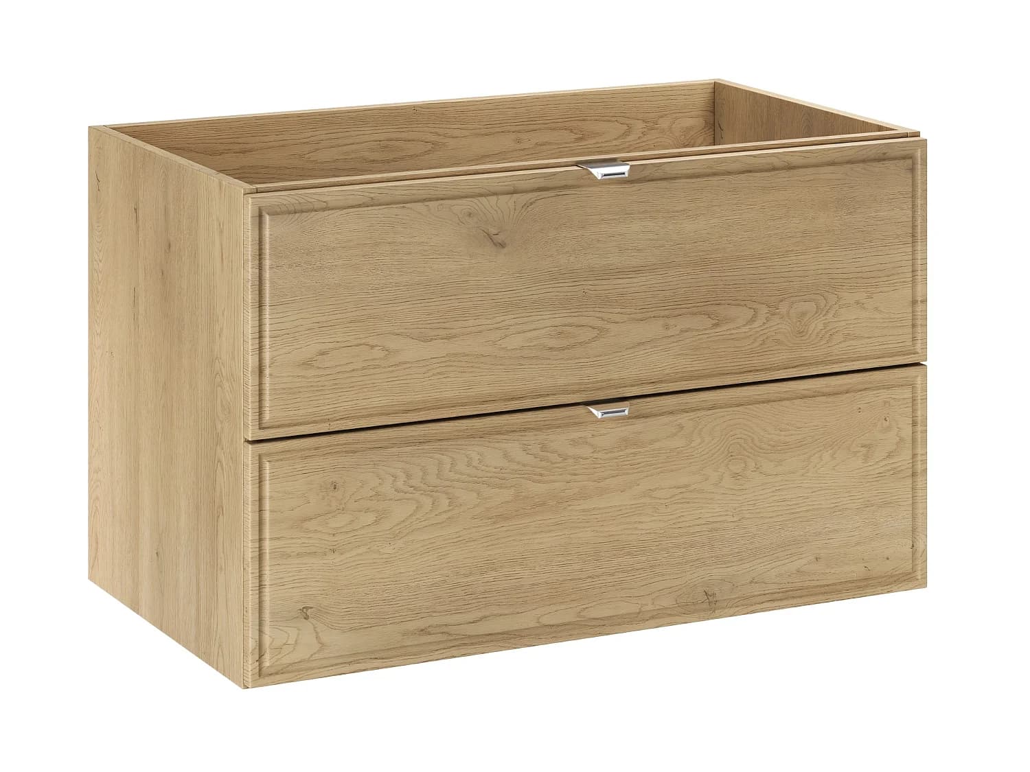 TERRA CREMONA Meuble Sous Lavabo 80cm 2 Tiroirs