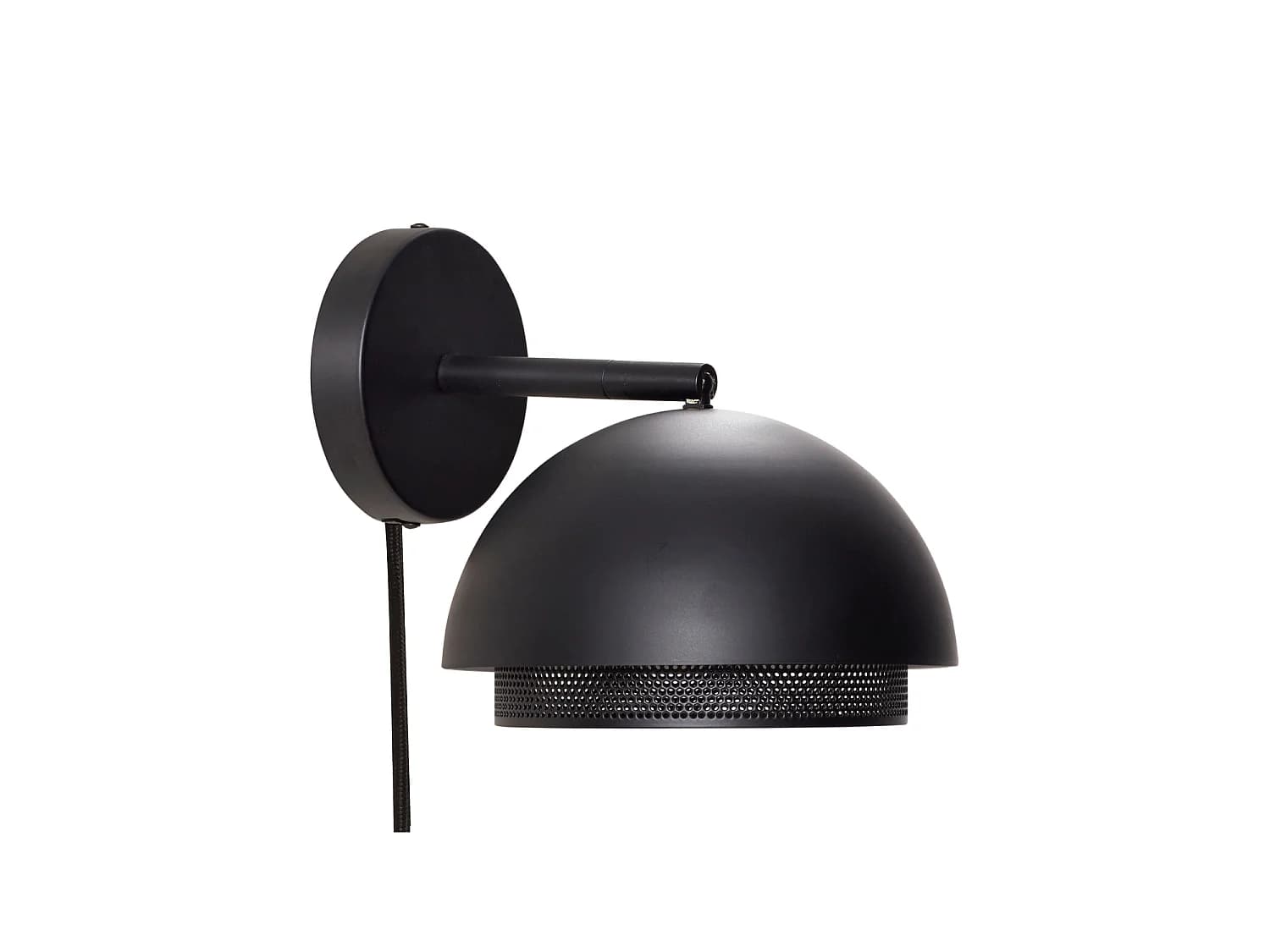 Hübsch Applique Murale Noir EDGE
