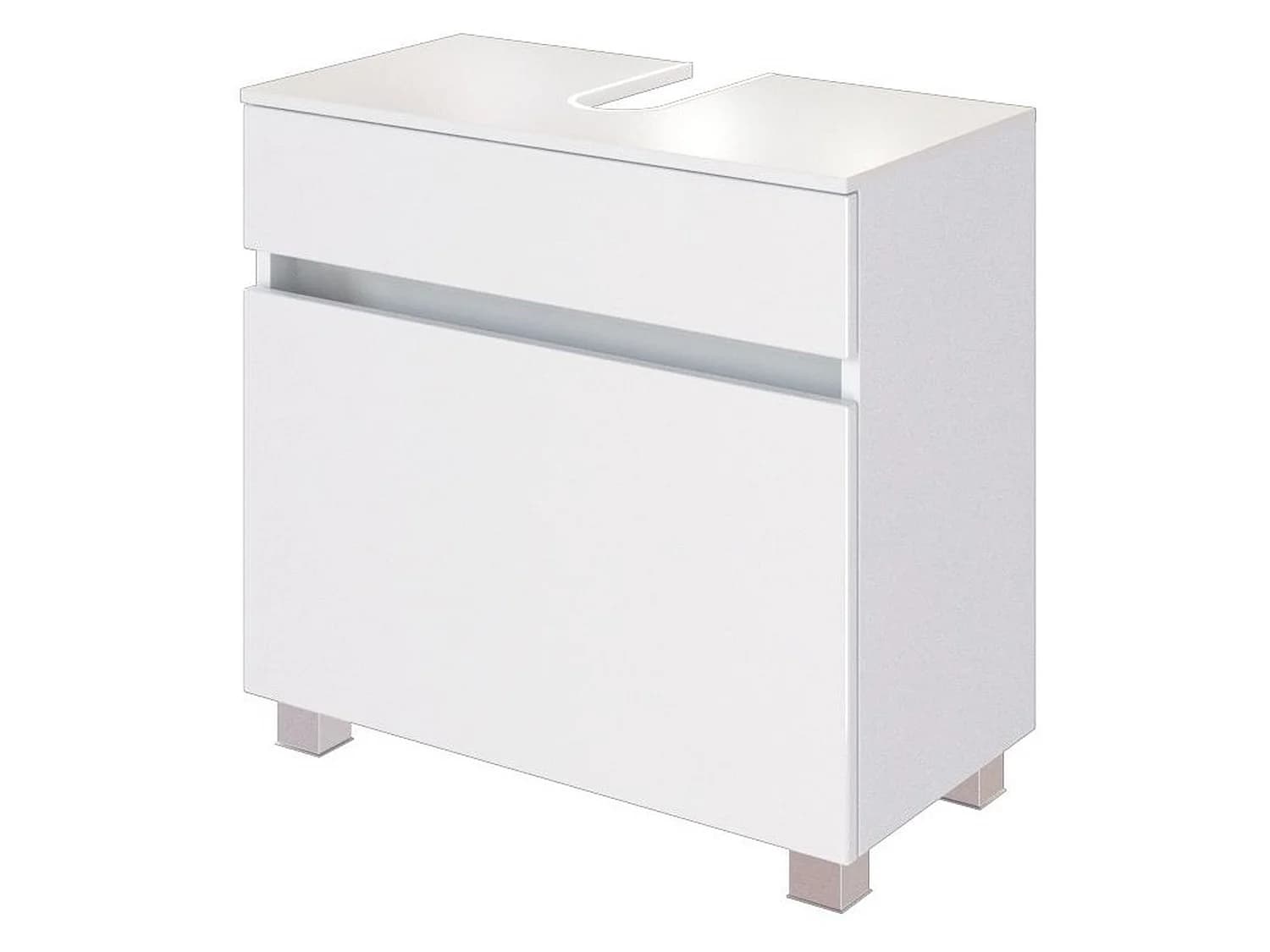 Meuble sous-vasque Held Möbel 60 Baabe B/H/T: 60 x 54 x 35 cm