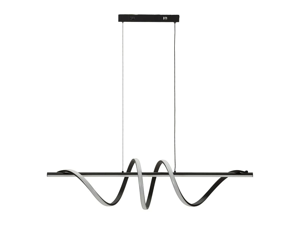 Suspension LED "Spiral" 101cm Noir